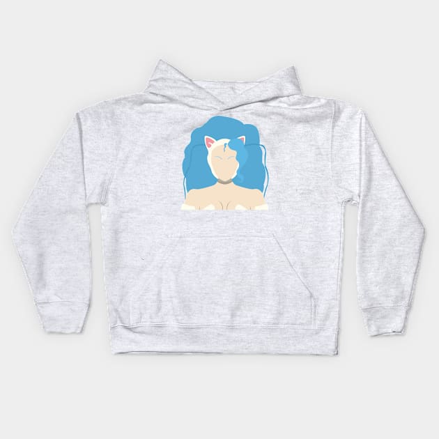 Felicia Vector Kids Hoodie by MagicFlounder